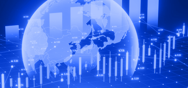 City skyline illustration for wage and price comparison